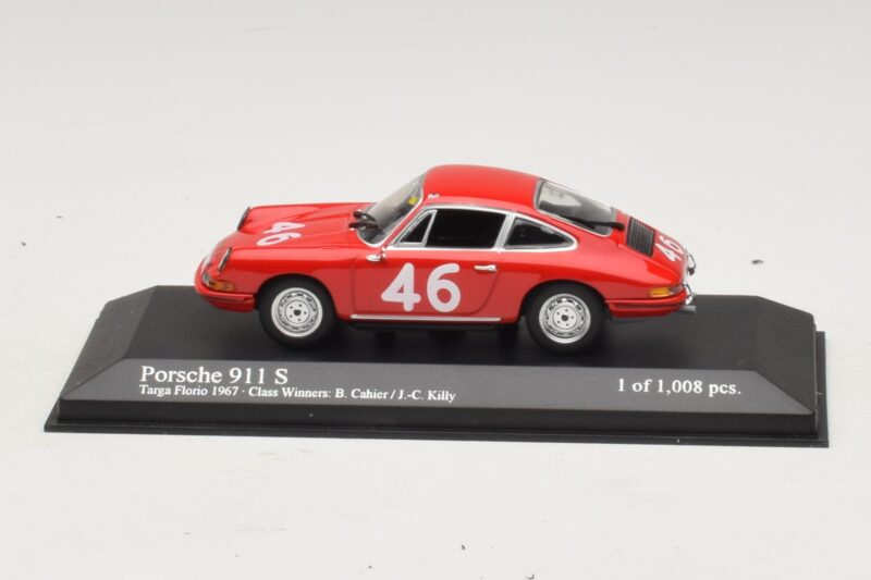 Porsche 911 S #46 Cahier / Killy Class Winners Targa Florio 1967 Minichamps 1:43 430676746 Diecast