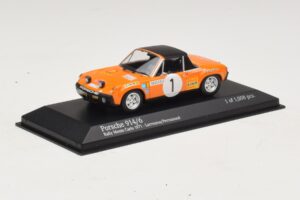 Porsche 914/6 #1 G. Larrousse / J-C. Perramond Rally Monte Carlo 1971 Minichamps 1:43 400716501 Diecast — photo 2 of 4