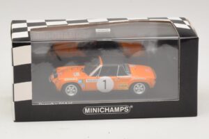 Porsche 914/6 #1 G. Larrousse / J-C. Perramond Rally Monte Carlo 1971 Minichamps 1:43 400716501 Diecast — photo 4 of 4