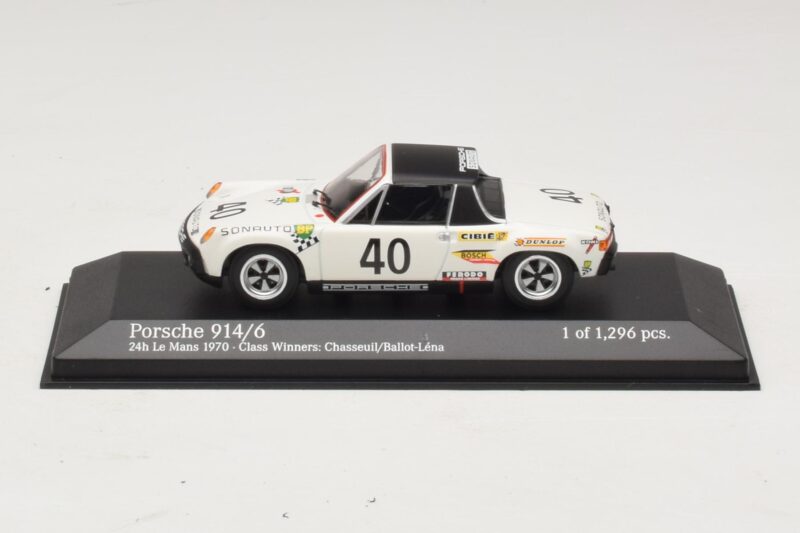Porsche 914/6 #40 G. Chasseuil / C. Ballot-Lena Class Winners 24 Hours of Le Mans 1970 Minichamps 1:43 Porsche 914/6 #40 G. Chasseuil / C. Ballot-Lena Class Winners 24 Hours of Le Mans 1970 Minichamps 1:43 400706540 Diecast