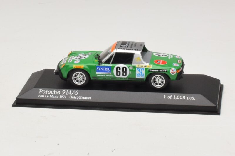 Porsche 914/6 Max Moritz Racing #69 Quist / Krumm 24 Hours of Le Mans 1971 Minichamps 1:43 Porsche 914/6 Max Moritz Racing #69 Quist / Krumm 24 Hours of Le Mans 1971 Minichamps 1:43 400716569 Diecast