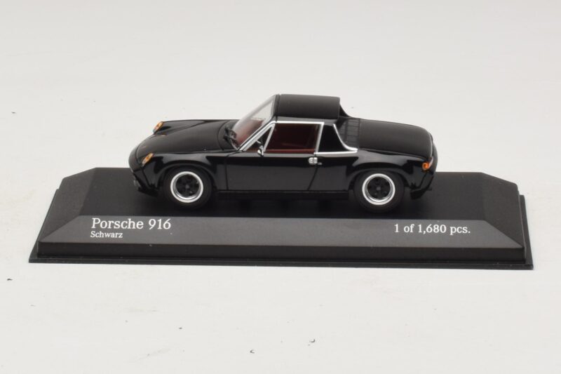 Porsche 916 Black Minichamps 1:43 Porsche 916 Black Minichamps 1:43 400066060 Diecast