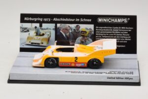 Porsche 917/10 #2 W. Kauhsen Farewell In The Snow Nurburgring 1973 Minichamps 1:43 437736592 Diecast