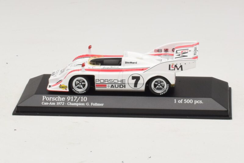 Porsche 917/10 Penske Racing #7 G. Follmer Can-Am Champion 1972 Minichamps 1:43 437726507 Diecast
