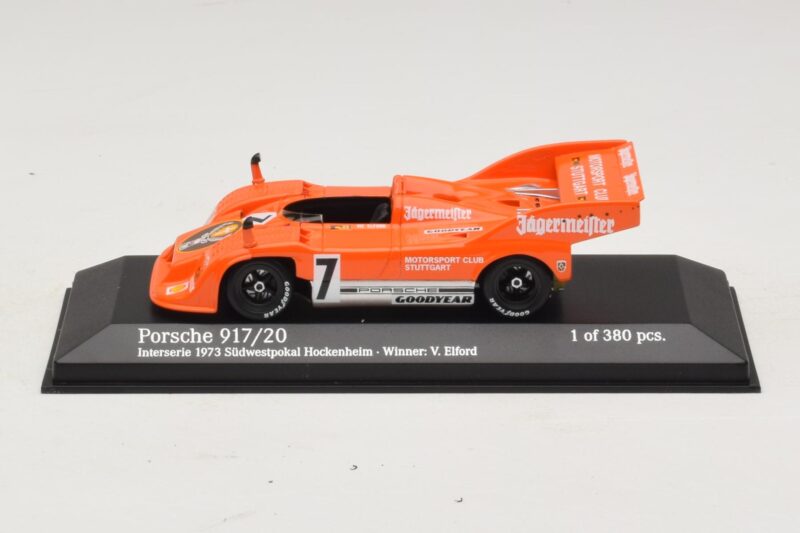 Porsche 917/20 Jägermeister #7 Motorsport Club Stuttgart Interserie 1973 Minichamps 1:43 Porsche 917/20 Jägermeister #7 Motorsport Club Stuttgart Interserie 1973 Minichamps 1:43 437736107 Diecast