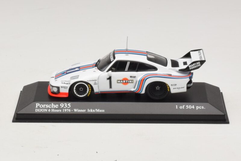 Porsche 935 Martini Racing #1 R. Stommelen / M. Schurti Winner Dijon 6 Hours 1976 Minichamps 1:43 400766311 Diecast