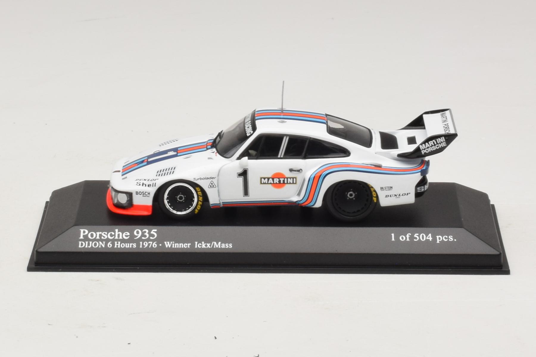 Minichamps Porsche 935 Martini 1:43 Dijon Winner 1976