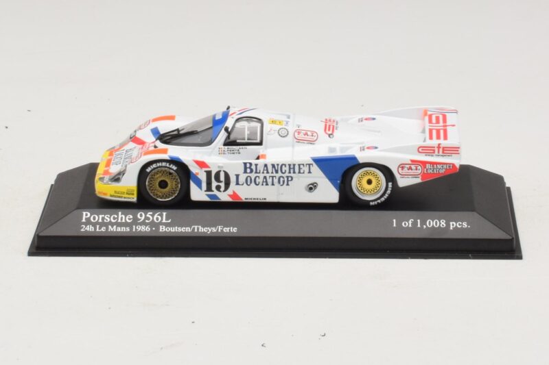 Porsche 956L #19 T. Boutsen / D. Theys 24 Hours of Le Mans 1986 Minichamps 1:43 Porsche 956L #19 T. Boutsen / D. Theys 24 Hours of Le Mans 1986 Minichamps 1:43 430866519 Diecast