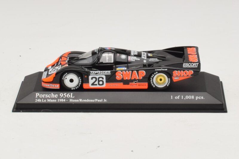 Porsche 956L #26 T-Bird Swap Shop P. Henn / J. Rondeau 24 Hours of Le Mans 1984 Minichamps 1:43 430846526 Diecast