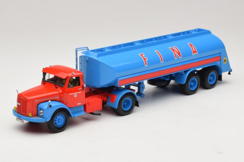 Scania L110S Tanksattelzug FINA Minichamps 1:43 499126970 Diecast