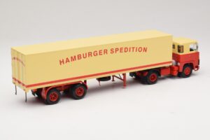 Scania LB111S Koffersattelzug Hamburger Spedition Minichamps 1:43 499123880 Diecast — photo 2 of 6
