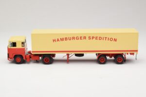 Scania LB111S Koffersattelzug Hamburger Spedition Minichamps 1:43 499123880 Diecast — photo 3 of 6