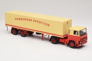 Scania LB111S Koffersattelzug Hamburger Spedition Minichamps 1:43 499123880 Diecast — photo 4 of 6