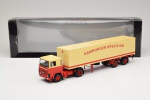 Scania LB111S Koffersattelzug Hamburger Spedition Minichamps 1:43 499123880 Diecast — photo 6 of 6