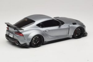 Toyota Supra A90 Prior Design Matt Silver GT Spirit 1:18 GT343 Resin — photo 2 of 5