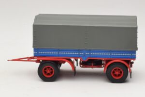Truck Trailer Blue Red Minichamps 1:43 439159092 Diecast — photo 3 of 6