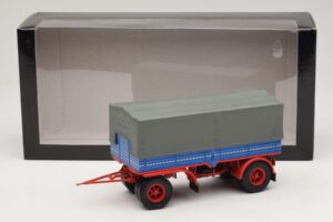 Truck Trailer Blue Red Minichamps 1:43 439159092 Diecast — photo 6 of 6