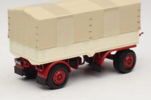 Truck Trailer Canvas White Red Minichamps 1:43 439159096 Diecast — photo 2 of 6