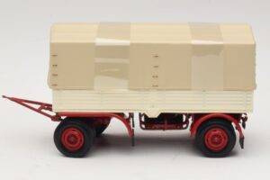 Truck Trailer Canvas White Red Minichamps 1:43 439159096 Diecast — photo 3 of 6