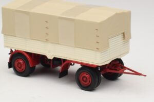 Truck Trailer Canvas White Red Minichamps 1:43 439159096 Diecast — photo 4 of 6