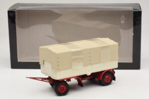 Truck Trailer Canvas White Red Minichamps 1:43 439159096 Diecast — photo 6 of 6