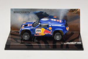 Volkswagen Race Touareg Red Bull #204 J. Kleinschmidt / F. Pons Dakar Rally 2005 Minichamps 1:43 436045304 Diecast