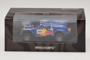 Volkswagen Race Touareg Red Bull #204 J. Kleinschmidt / F. Pons Dakar Rally 2005 Minichamps 1:43 436045304 Diecast — photo 5 of 5