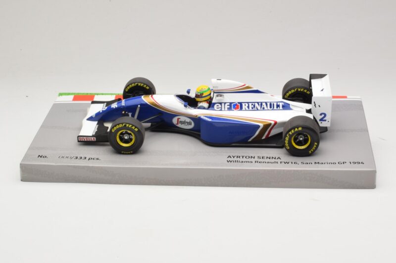 Williams FW16 Renault #2 A. Senna San Marino GP 1994 Minichamps 1:18 543941833 Diecast