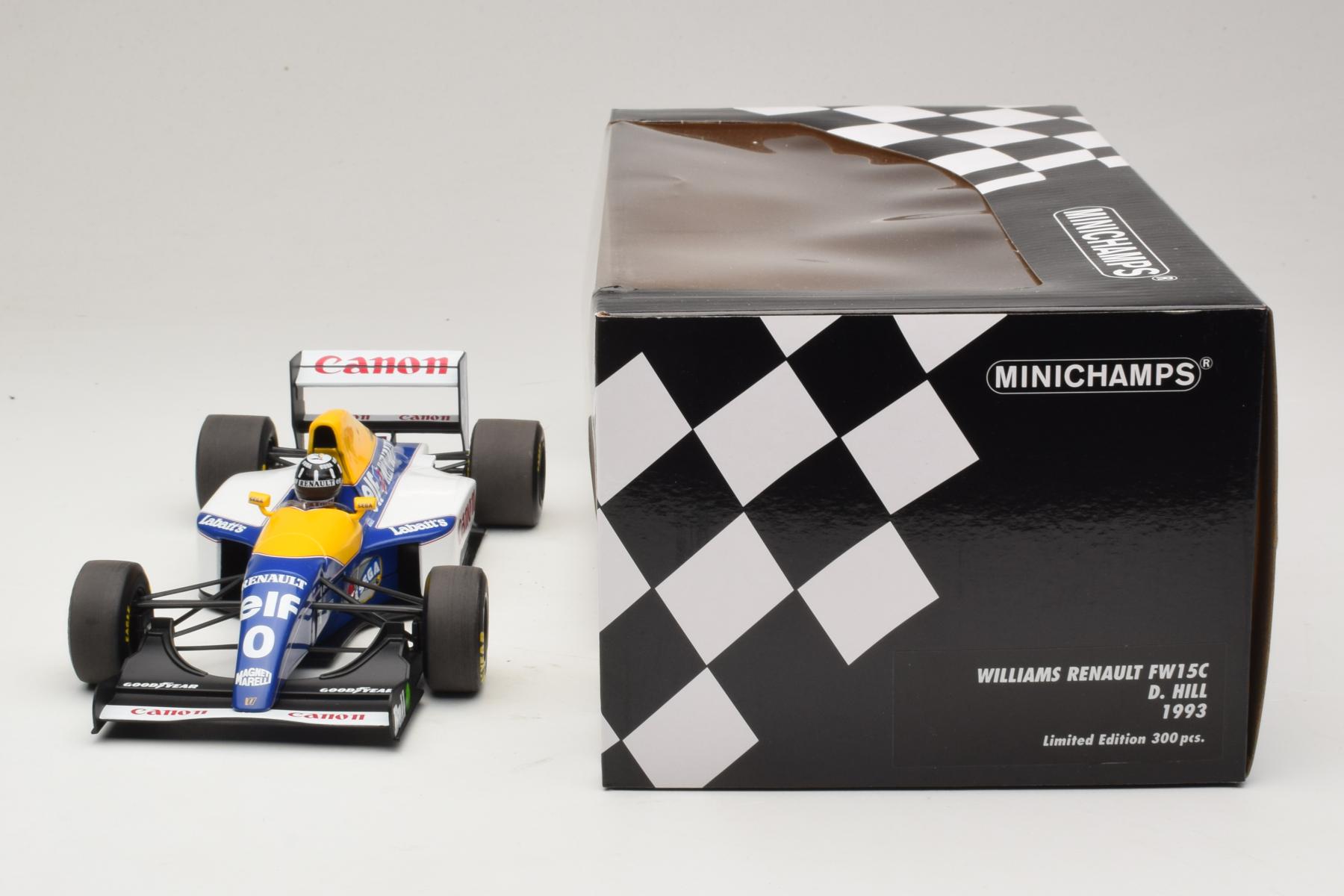 Minichamps Williams Racing FW15C Hill 1:18 1993 F1