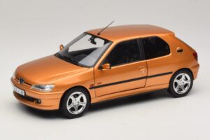Peugeot 306 S16 Blaze Yellow Norev 1:18 184940 Diecast