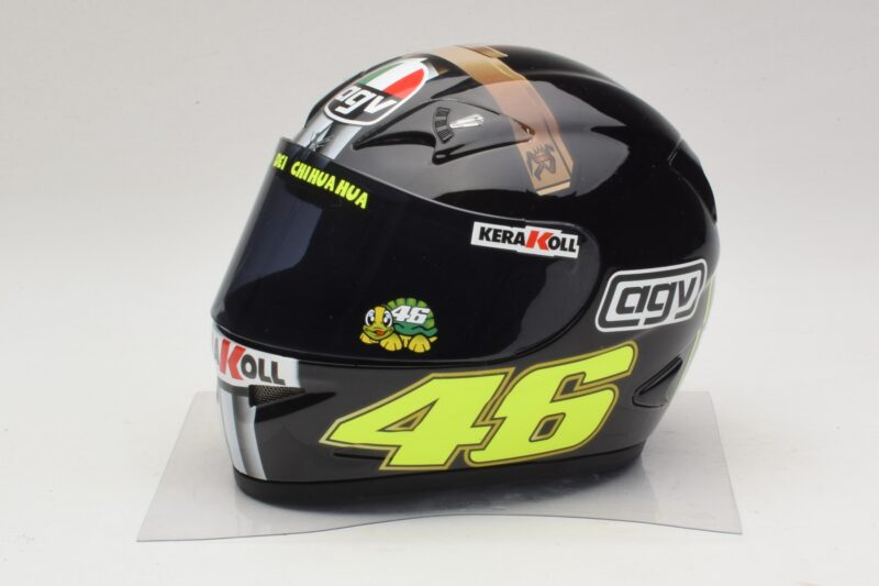 AGV Helmet V. Rossi MotoGP Jerez Test 2007 Minichamps 1:2 327070046 Diecast