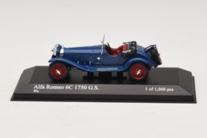 Alfa Romeo 6C 1750 G.S. Blue Minichamps 1:43 400120431 Diecast