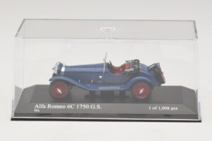 Alfa Romeo 6C 1750 G.S. Blue Minichamps 1:43 400120431 Diecast — photo 4 of 5