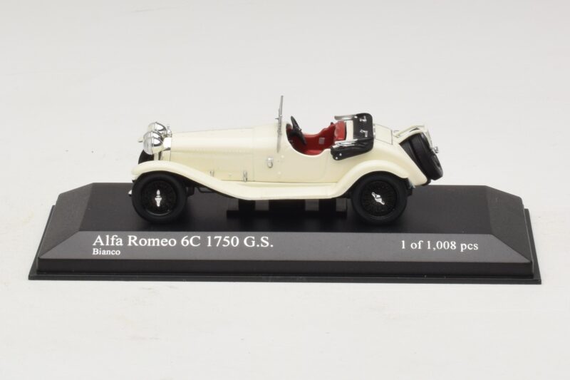 Alfa Romeo 6C 1750 G.S. White Minichamps 1:43 Alfa Romeo 6C 1750 G.S. White Minichamps 1:43 400120430 Diecast