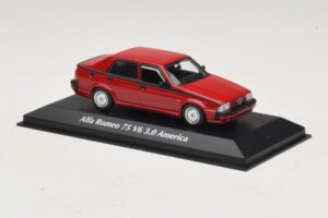 Alfa Romeo 75 V6 3.0 America Red Maxichamps 1:43 940120461 Diecast — photo 3 of 5