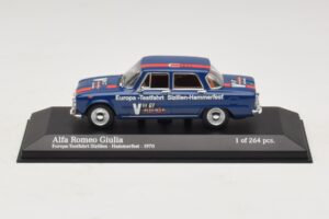 Alfa Romeo Giulia Europa-Testfahrt Sizilien-Hammerfest Minichamps 1:43 400120905 Diecast