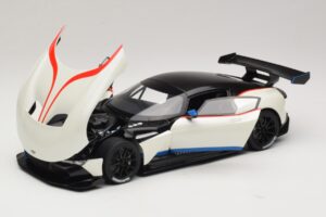 Aston Martin Vulcan Stratus White With Blue and Red Stripes AUTOart 1:18 70261 Composite — photo 2 of 8