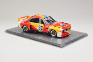 BMW 3.0 CSL Art Car Alexander Calder #51 H. Poulain / S. Posey / J. Guichet 24 Hours of Le Mans 1975 Minichamps 1:18 80430150 — photo 4 of 7