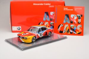 BMW 3.0 CSL Art Car Alexander Calder #51 H. Poulain / S. Posey / J. Guichet 24 Hours of Le Mans 1975 Minichamps 1:18 80430150 — photo 7 of 7