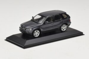 BMW X5 E53 4.4i Grey Metallic Replacement Box Minichamps 1:43 80420393166-R1 Diecast — photo 2 of 5
