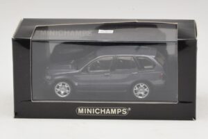 BMW X5 E53 4.4i Grey Metallic Replacement Box Minichamps 1:43 80420393166-R1 Diecast — photo 5 of 5