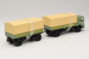 Bussing LU 11/16 Flatbed Trailer Schenker Minichamps 1:43 499073924 Diecast — photo 2 of 6