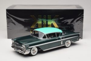 Chevrolet Bel Air Impala Coupe Dark Green Metallic & Green KK-Scale 1:18 KKDC181594 Diecast — photo 6 of 6