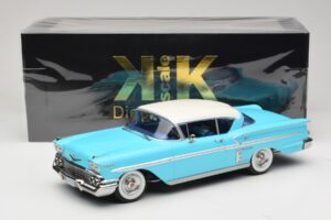 Chevrolet Bel Air Impala Coupe Turquoise & Cream KK-Scale 1:18 KKDC181593 Diecast — photo 6 of 6