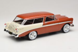 Chevrolet Bel Air Nomad Brown Metallic & Cream KK-Scale 1:18 KKDC181294 Diecast — photo 2 of 6