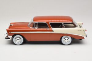 Chevrolet Bel Air Nomad Brown Metallic & Cream KK-Scale 1:18 KKDC181294 Diecast — photo 3 of 6