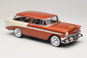 Chevrolet Bel Air Nomad Brown Metallic & Cream KK-Scale 1:18 KKDC181294 Diecast — photo 4 of 6