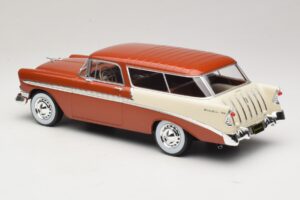 Chevrolet Bel Air Nomad Brown Metallic & Cream KK-Scale 1:18 KKDC181294 Diecast — photo 5 of 6
