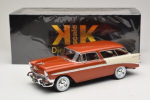 Chevrolet Bel Air Nomad Brown Metallic & Cream KK-Scale 1:18 KKDC181294 Diecast — photo 6 of 6