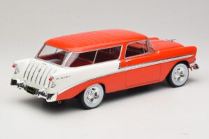 Chevrolet Bel Air Nomad Custom Light Red & White KK-Scale 1:18 KKDC181291 Diecast — photo 2 of 6